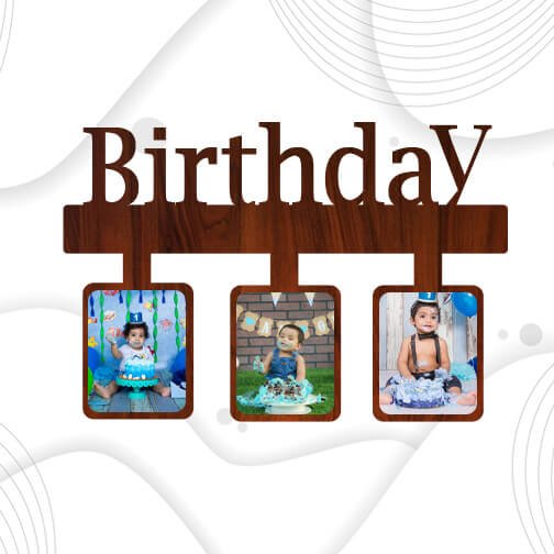 Personalized "Birthday" Wall Hanging Frame