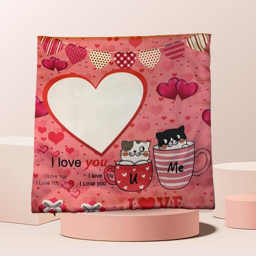 Personalized "Love"  Printed Pillow